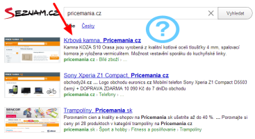 Pricemania.cz na Seznam.cz